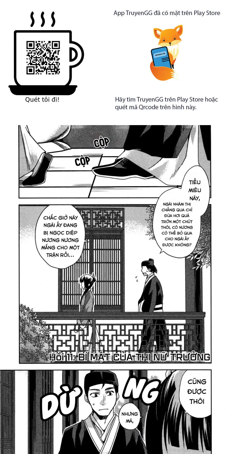 Kusuriya No Hitorigoto ~Maomao No Koukyuu Nazotoki Techou~ Nettruyen ZZZ Chương 11 Page 1