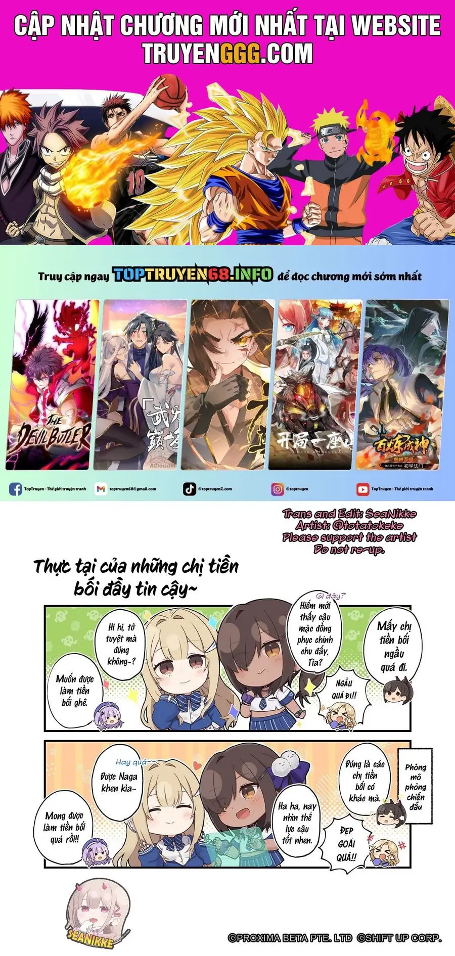 Goddess Of Victory: Nikke Official Four-Panel Comics Nettruyen ZZZ Chương 25 Page 1