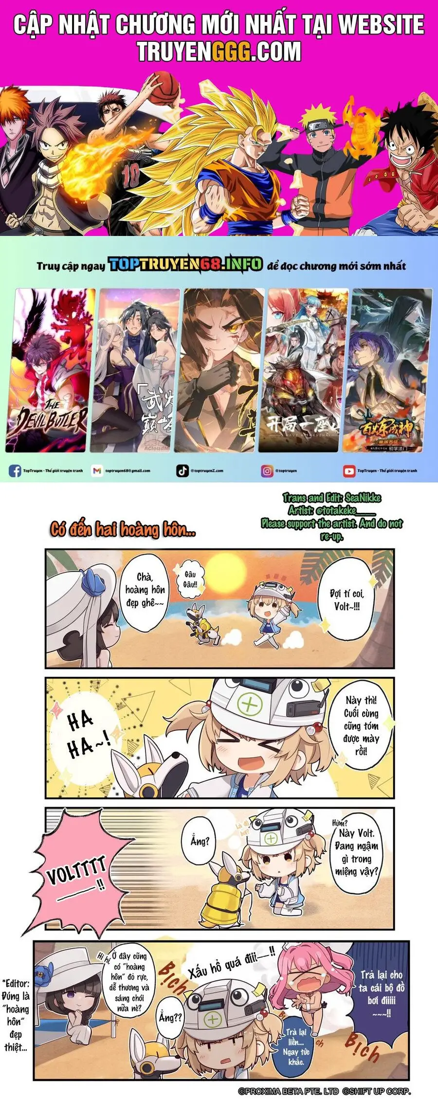 Goddess Of Victory: Nikke Official Four-Panel Comics Nettruyen ZZZ Chương 23 Page 1