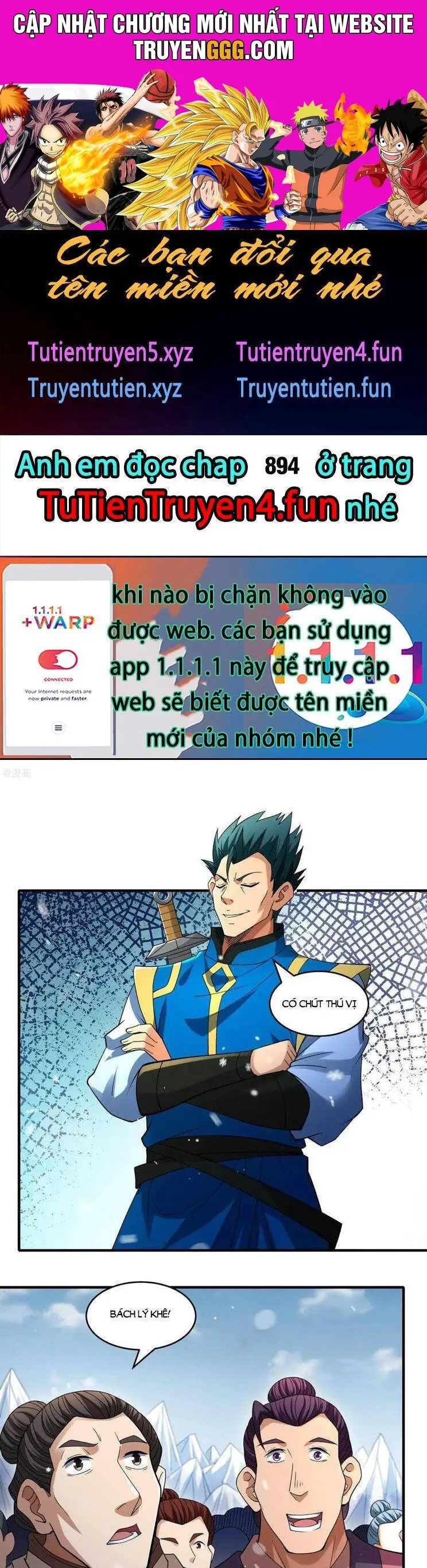 Tuyệt Thế Võ Thần Nettruyen ZZZ Chương 893 Page 1