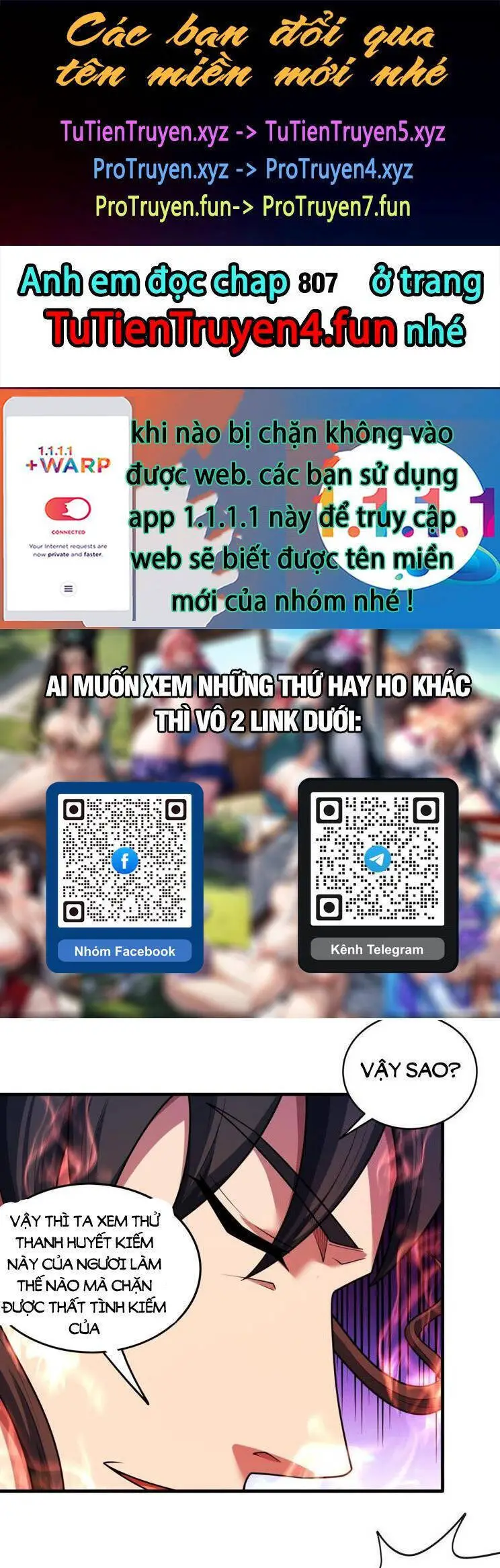 Tuyệt Thế Võ Thần Nettruyen ZZZ Chương 806 Page 1
