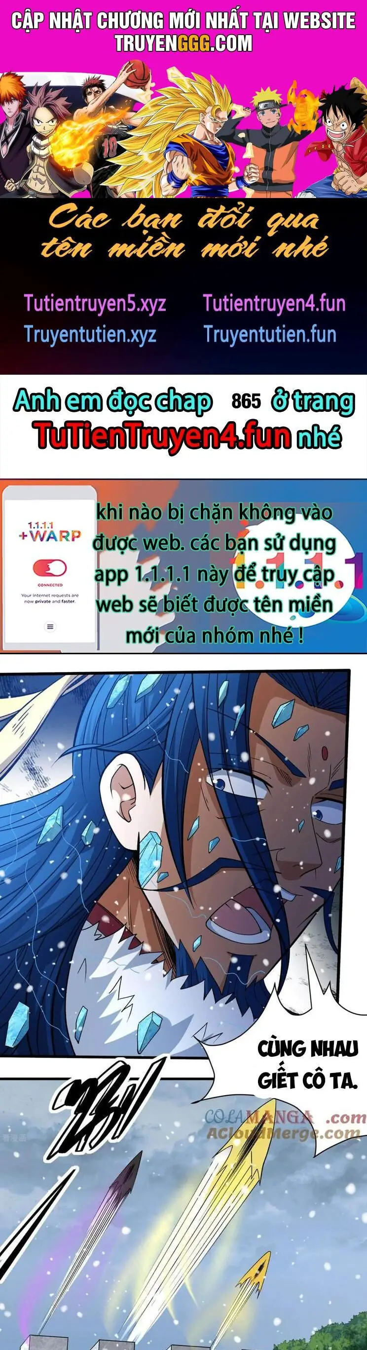 Tuyệt Thế Võ Thần Nettruyen ZZZ Chương 864 Page 1