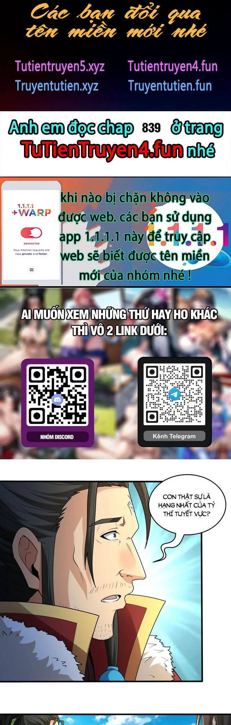 Tuyệt Thế Võ Thần Nettruyen ZZZ Chương 838 Page 1