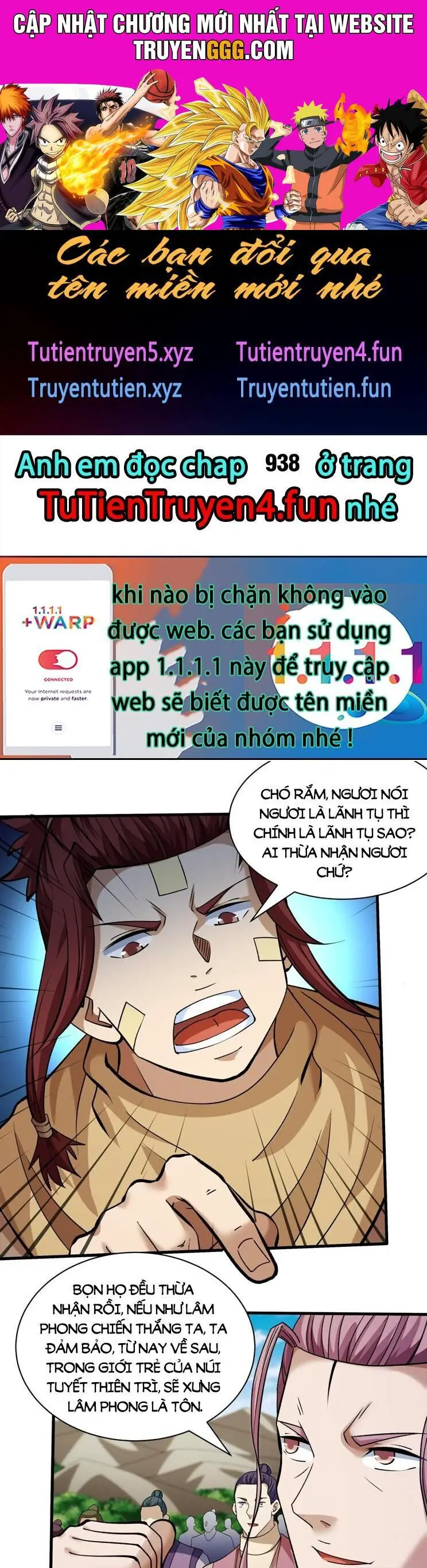 Tuyệt Thế Võ Thần Nettruyen ZZZ Chương 937 Page 1