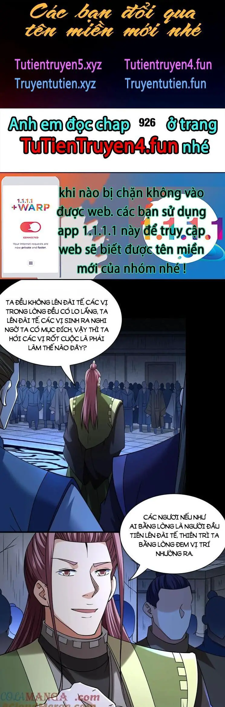 Tuyệt Thế Võ Thần Nettruyen ZZZ Chương 925 Page 1