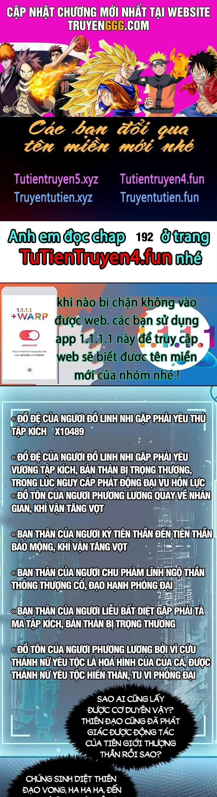 Đỉnh Cấp Khí Vận, Lặng Lẽ Tu Luyện Ngàn Năm Nettruyen ZZZ Chương 193 Page 1