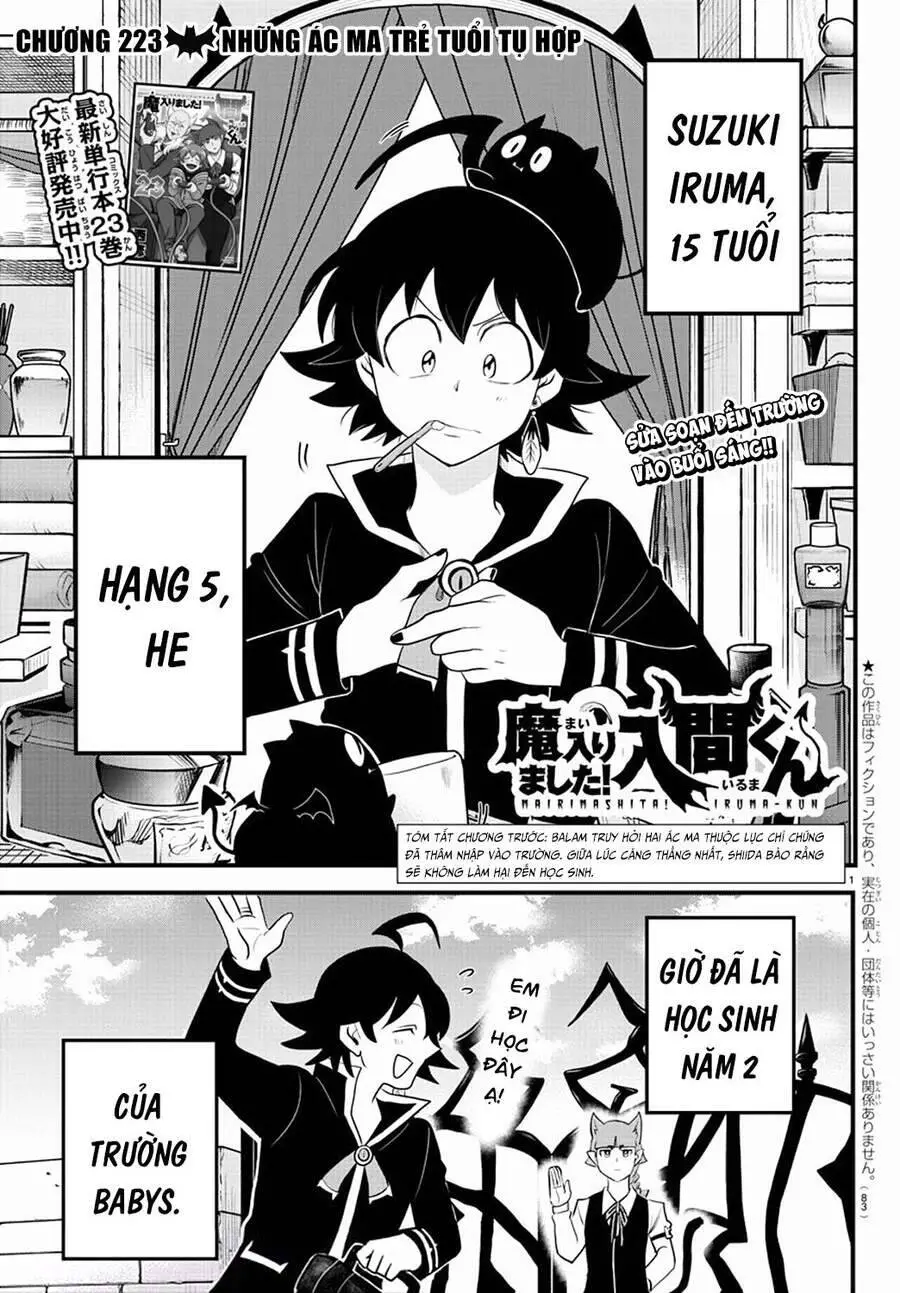 Chào Mừng Cậu Đến Trường Iruma-Kun Nettruyen ZZZ Chương 223 Page 3