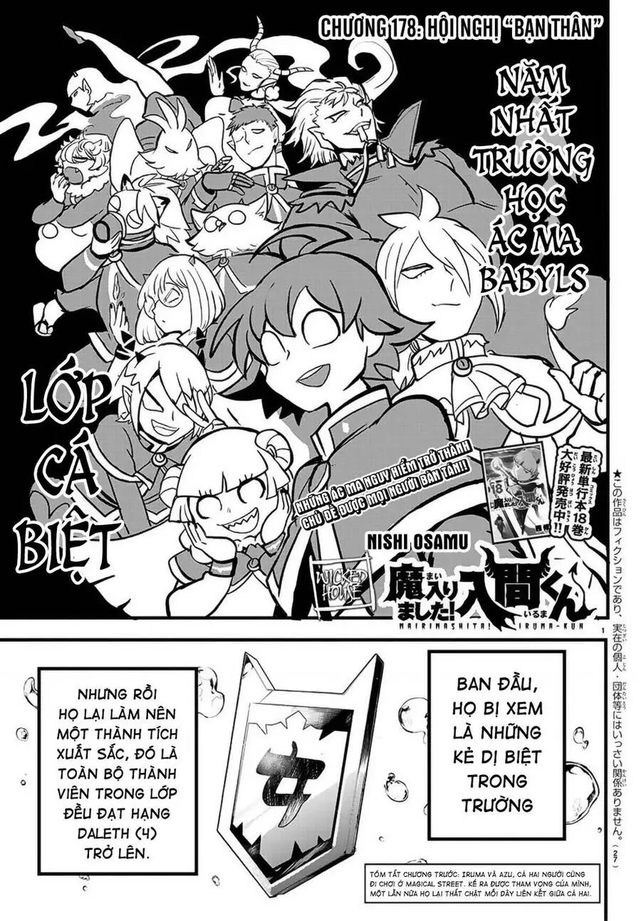Chào Mừng Cậu Đến Trường Iruma-Kun Nettruyen ZZZ Chương 178 Page 3