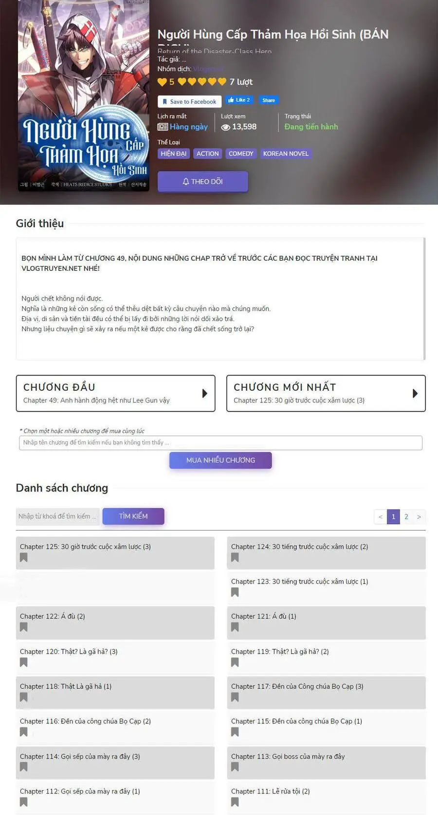 Vị Vua Mạnh Nhất Đã Trở Lại Nettruyen ZZZ Chương 40 Page 103