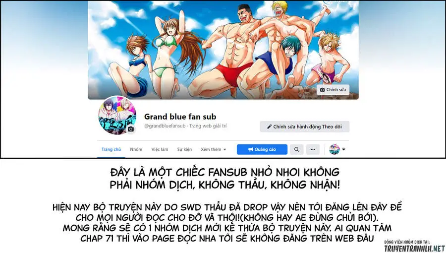 Grand Blue - Cô Gái Thích Lặn Nettruyen ZZZ Chương 70 Page 1