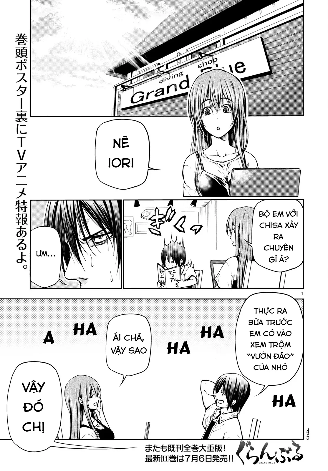 Grand Blue - Cô Gái Thích Lặn Nettruyen ZZZ Chương 45 Page 4