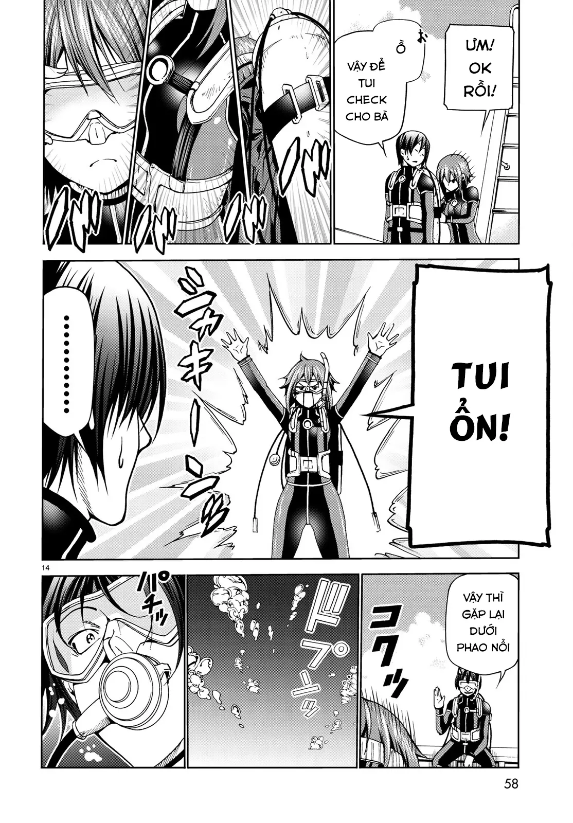 Grand Blue - Cô Gái Thích Lặn Nettruyen ZZZ Chương 45 Page 17