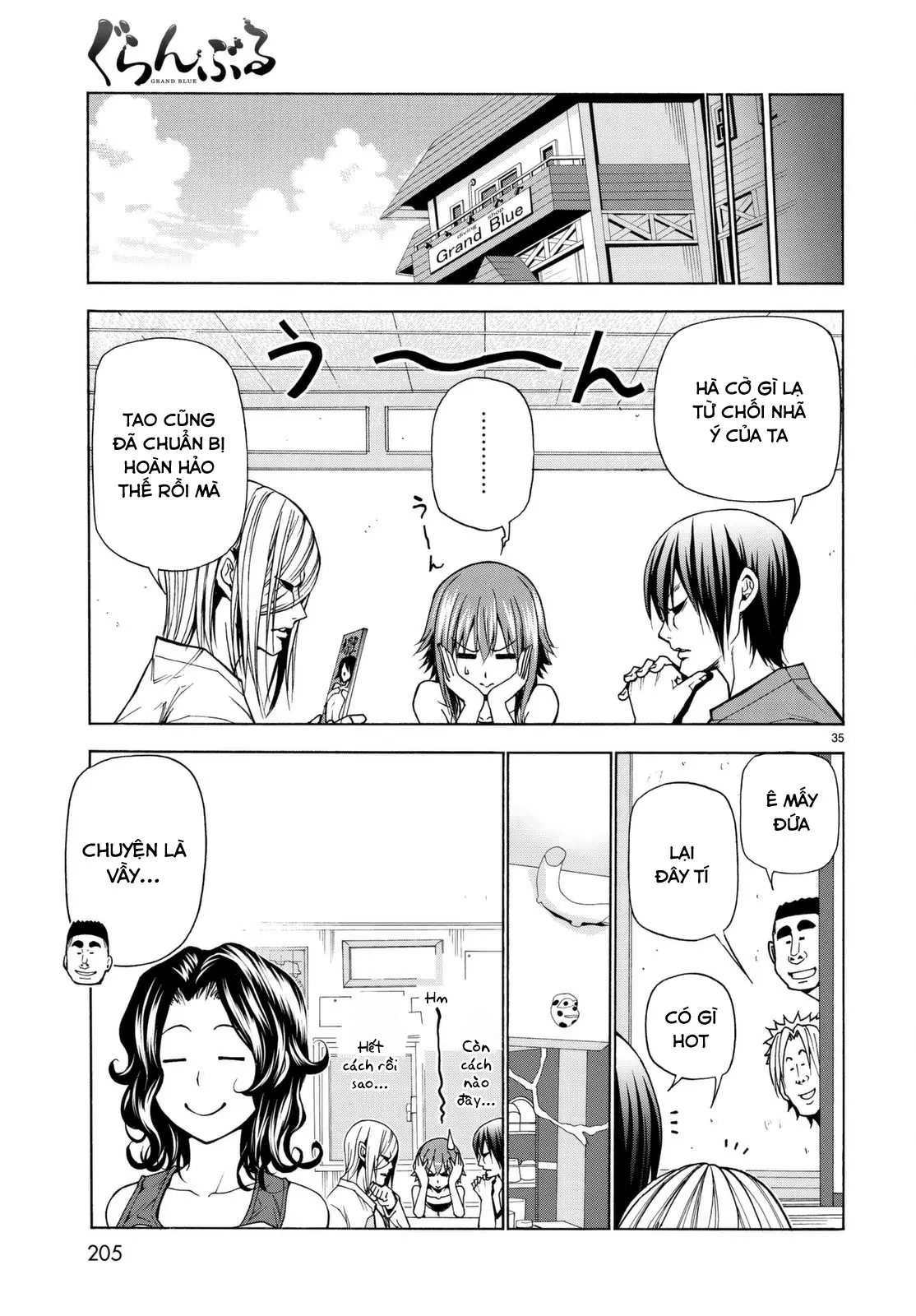 Grand Blue - Cô Gái Thích Lặn Nettruyen ZZZ Chương 39 Page 36