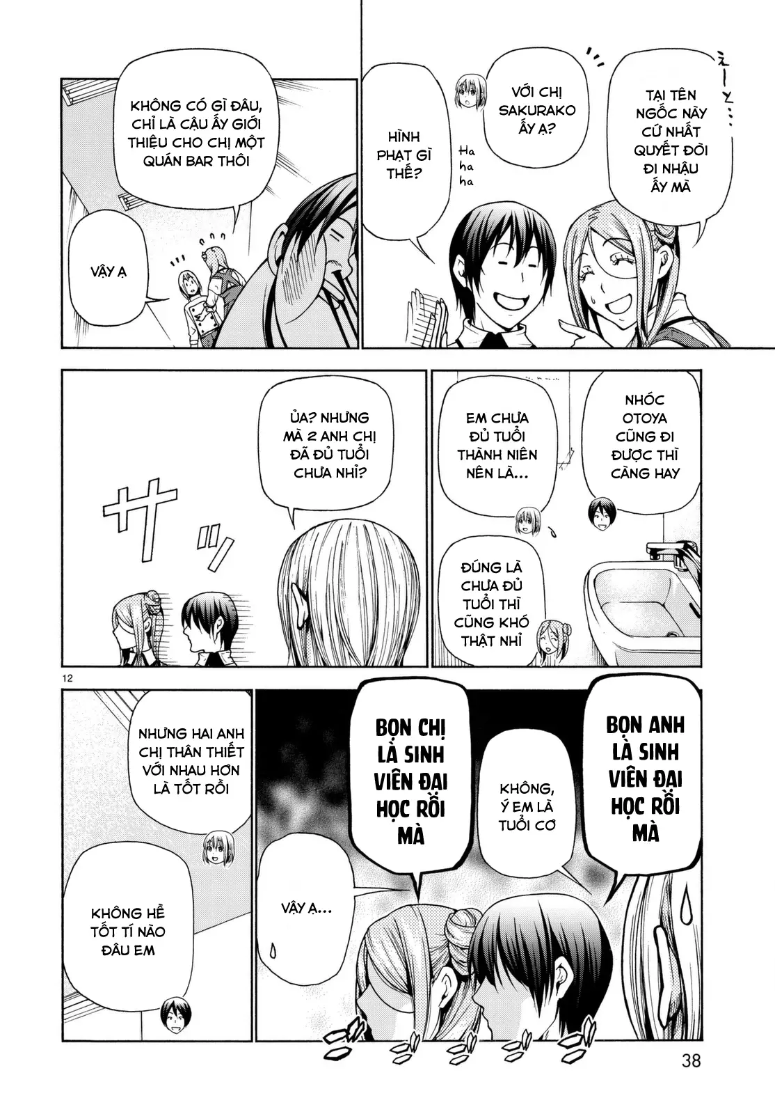 Grand Blue - Cô Gái Thích Lặn Nettruyen ZZZ Chương 37 Page 14
