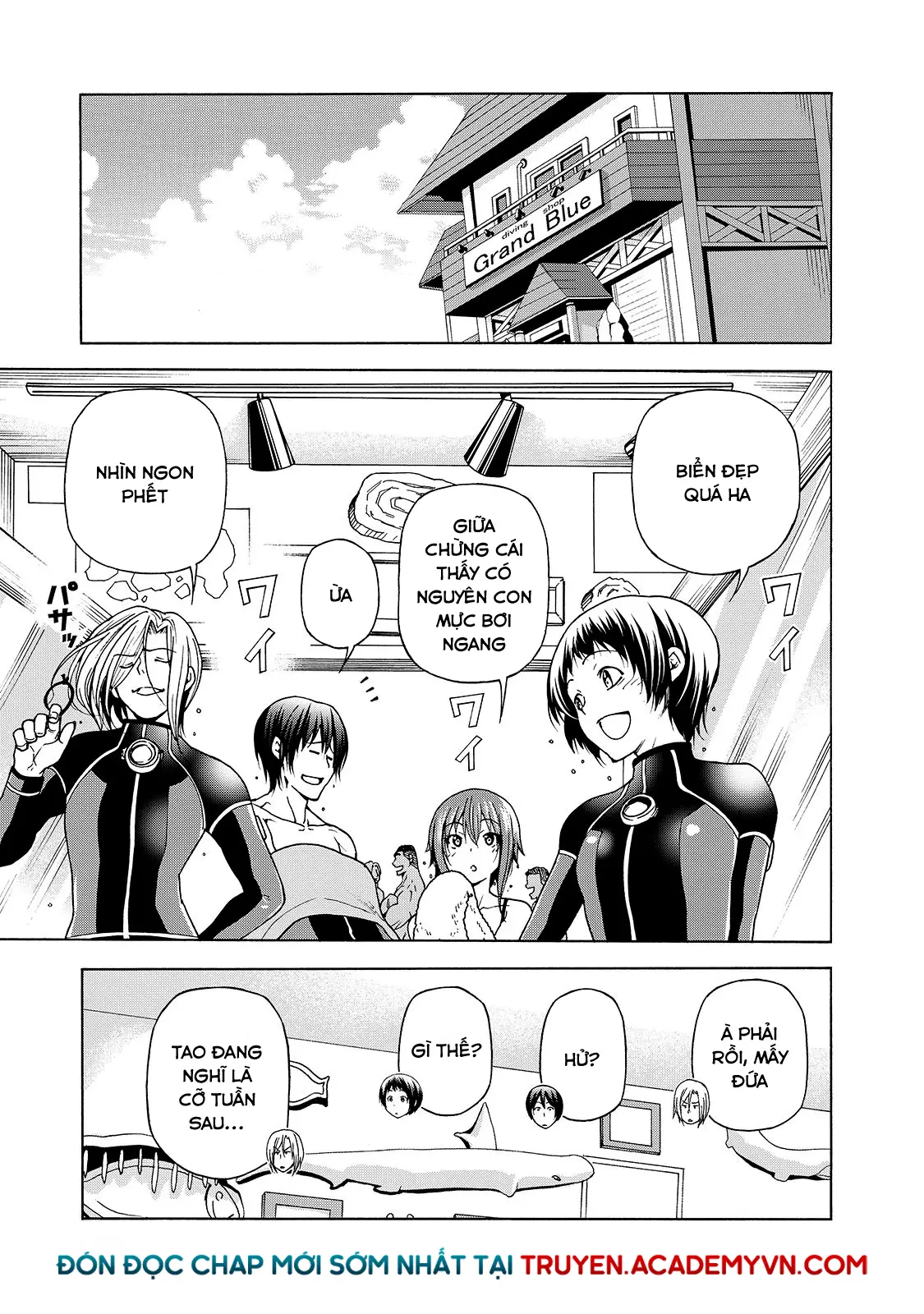 Grand Blue - Cô Gái Thích Lặn Nettruyen ZZZ Chương 33 Page 3