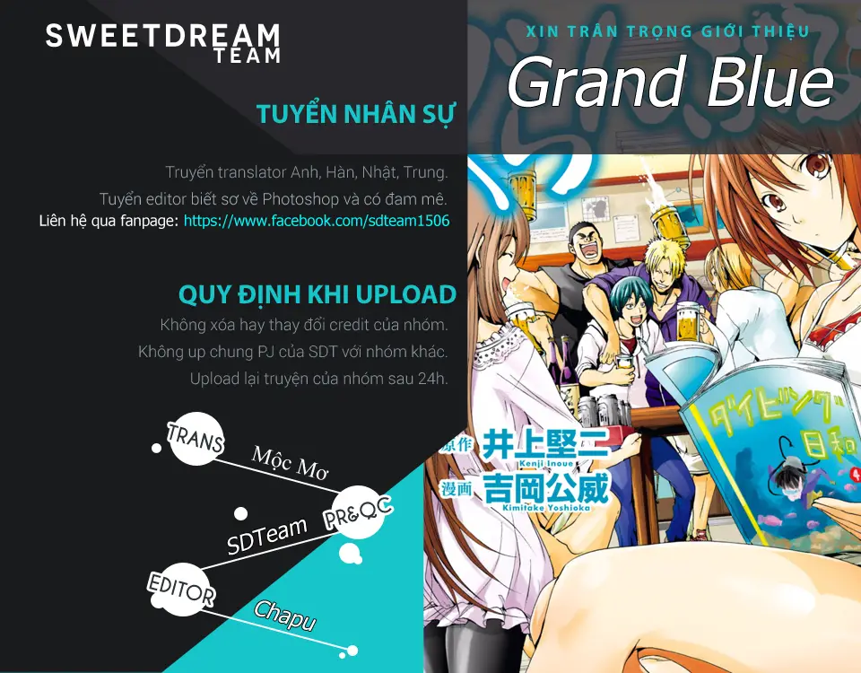 Grand Blue - Cô Gái Thích Lặn Nettruyen ZZZ Chương 4 Page 1