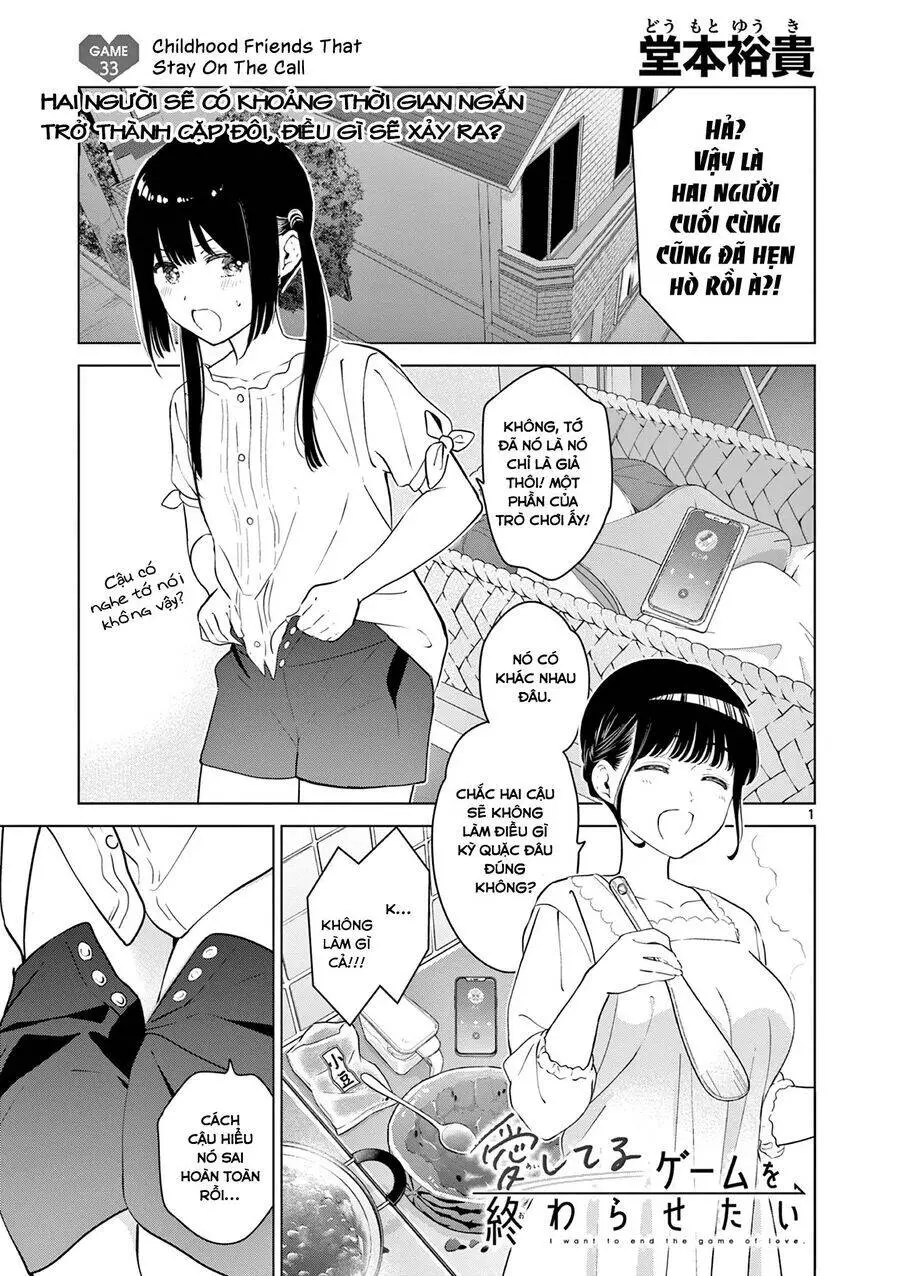 Aishiteru Game Wo Owarasetai Nettruyen ZZZ Chương 33 Page 1