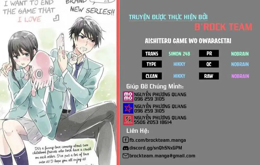 Aishiteru Game Wo Owarasetai Nettruyen ZZZ Chương 4 Page 1