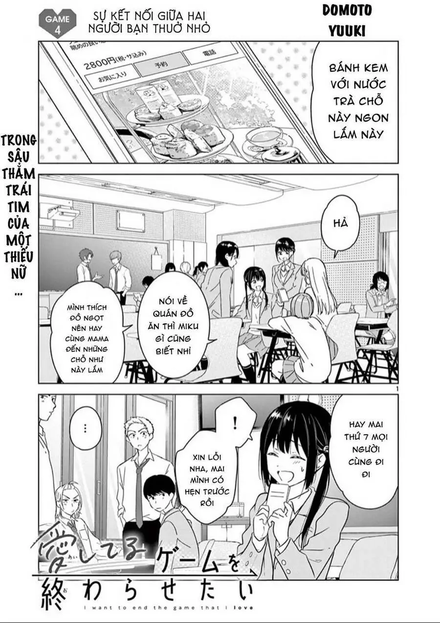 Aishiteru Game Wo Owarasetai Nettruyen ZZZ Chương 4 Page 2