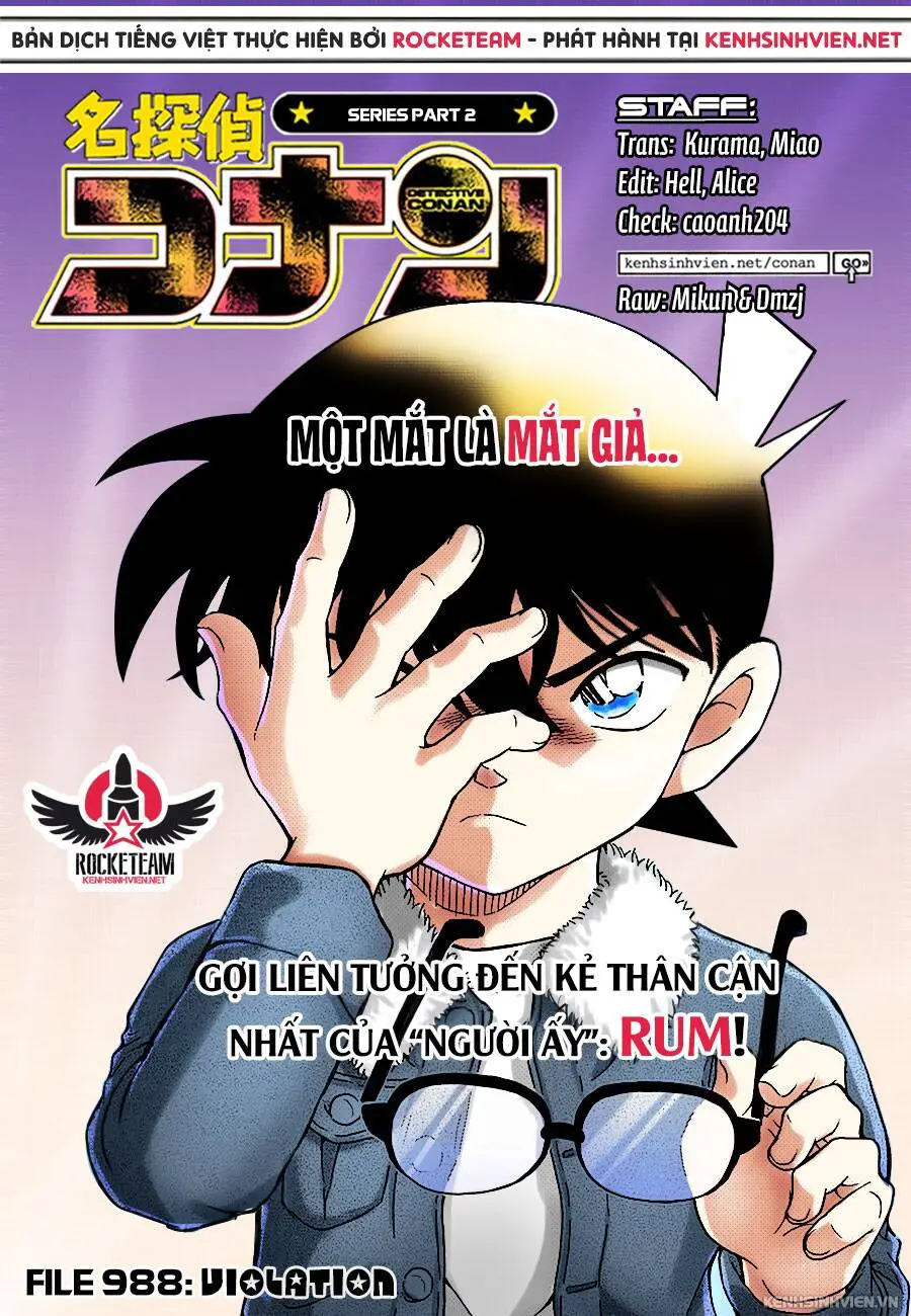Thám Tử Conan Nettruyen ZZZ Chương 988 Page 1