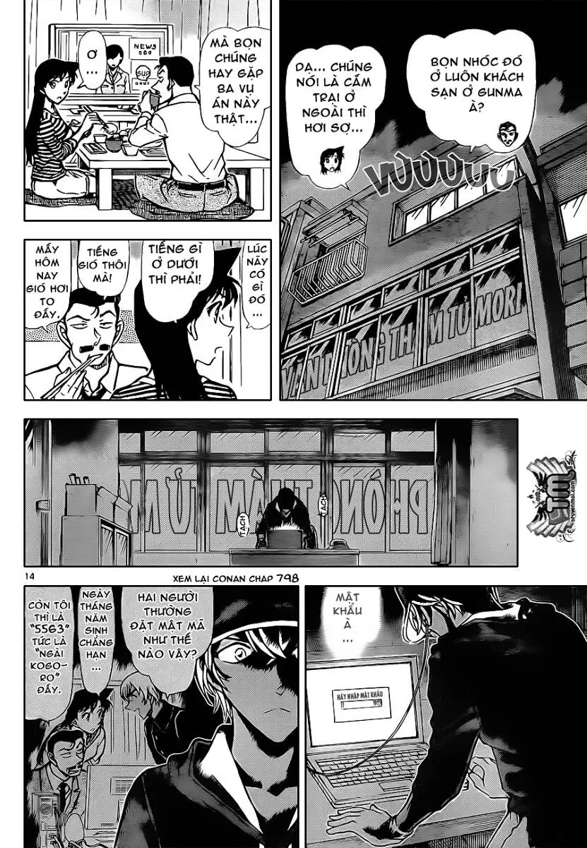 Thám Tử Conan Nettruyen ZZZ Chương 817 Page 14