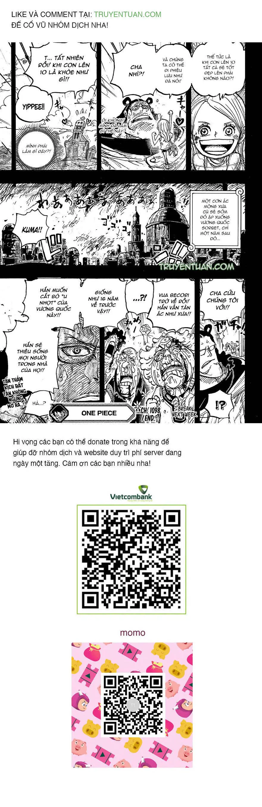 One Piece Nettruyen ZZZ Chương 1098 Page 16