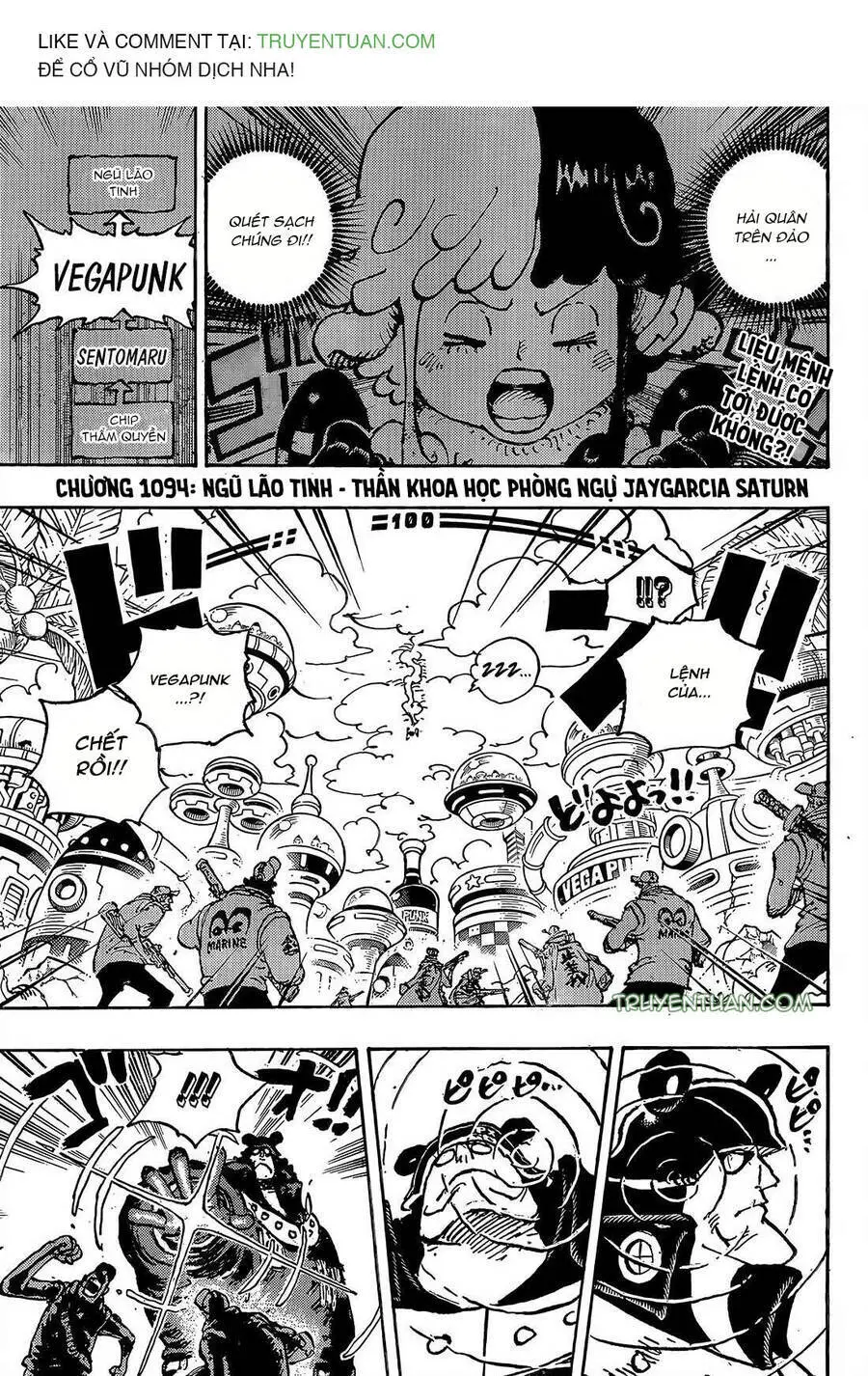 One Piece Nettruyen ZZZ Chương 1094 Page 5