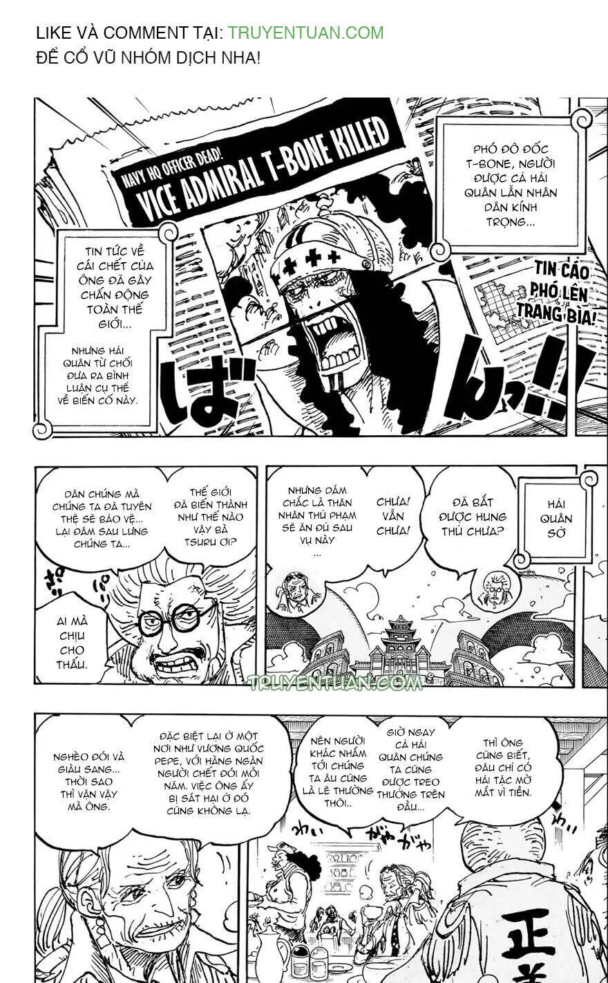 One Piece Nettruyen ZZZ Chương 1082 Page 2