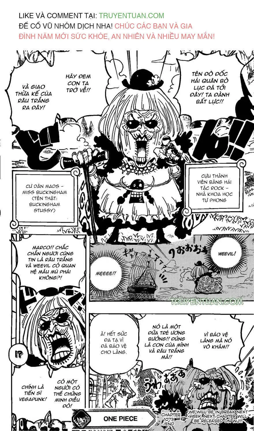 One Piece Nettruyen ZZZ Chương 1073 Page 14