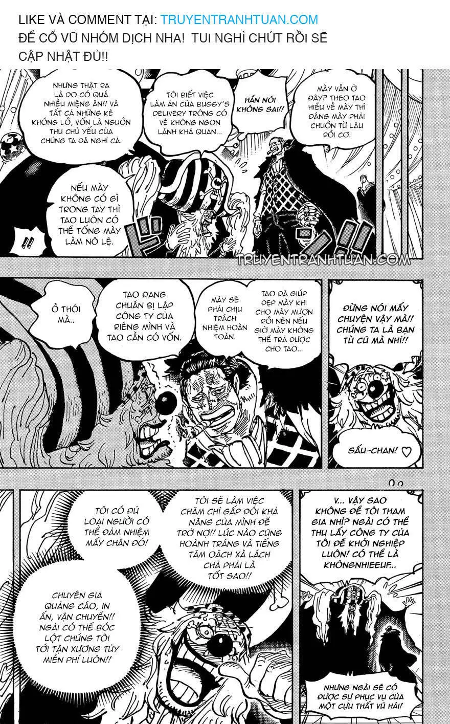 One Piece Nettruyen ZZZ Chương 1058 Page 10