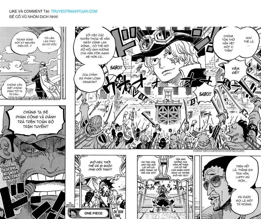 One Piece Nettruyen ZZZ Chương 1054 Page 16
