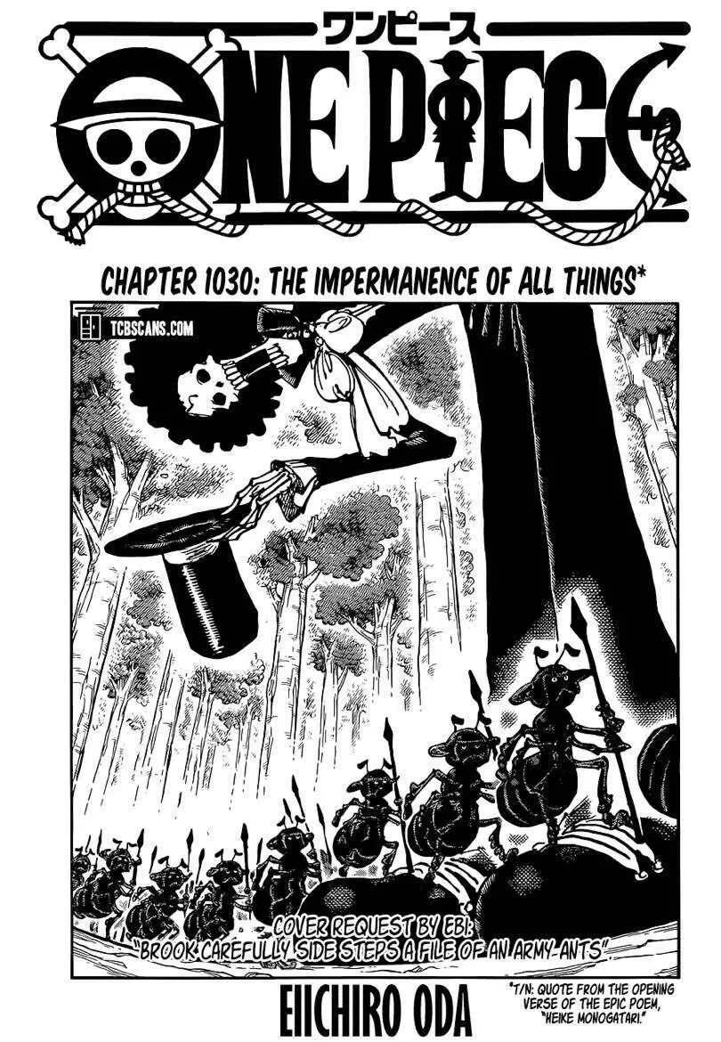 One Piece Nettruyen ZZZ Chương 1030 Page 1