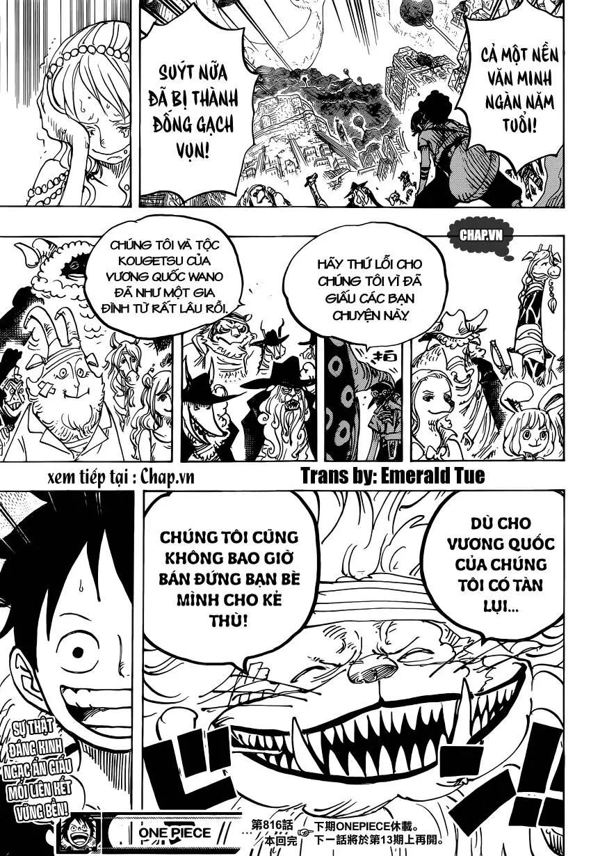 One Piece Nettruyen ZZZ Chương 816 Page 16
