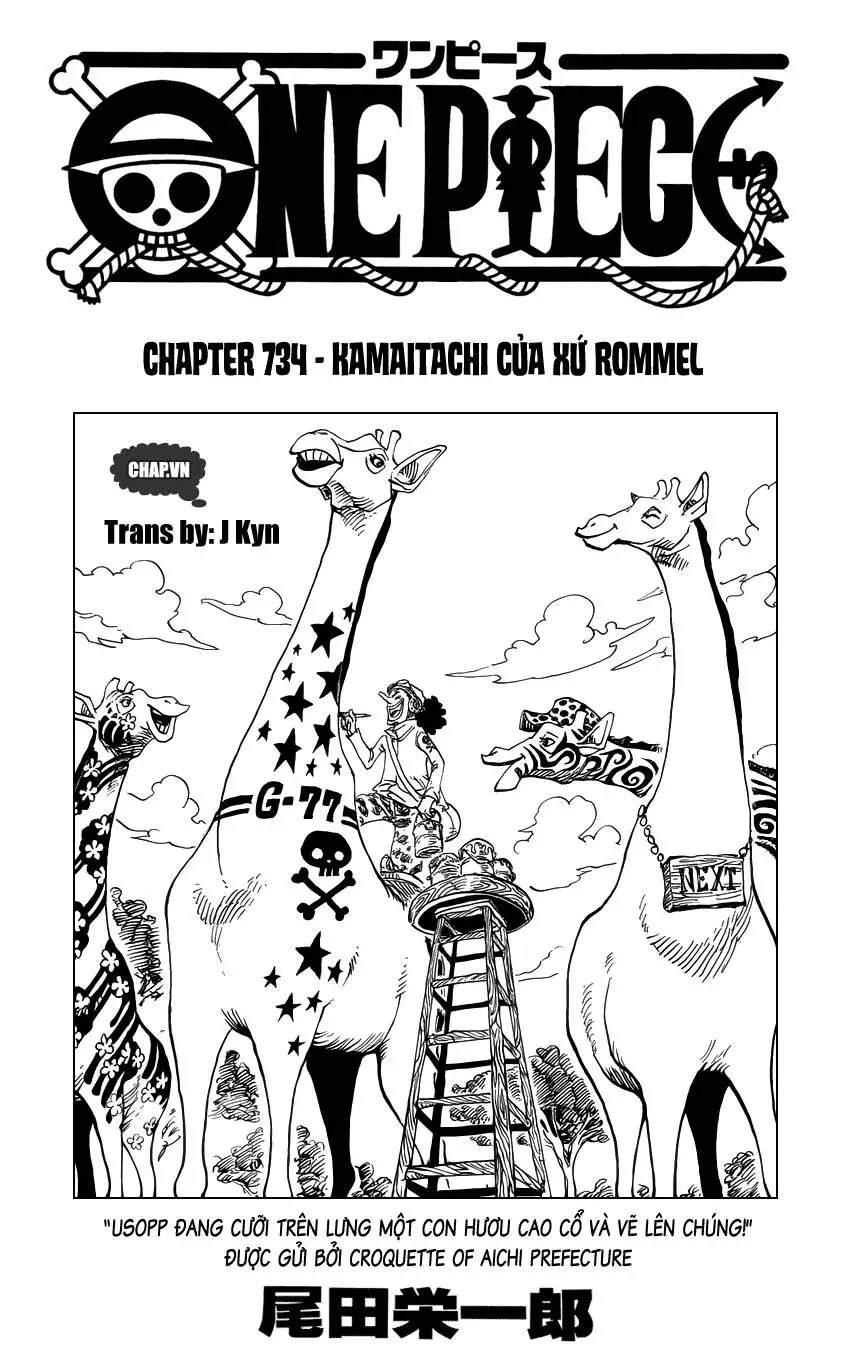 One Piece Nettruyen ZZZ Chương 734 Page 1