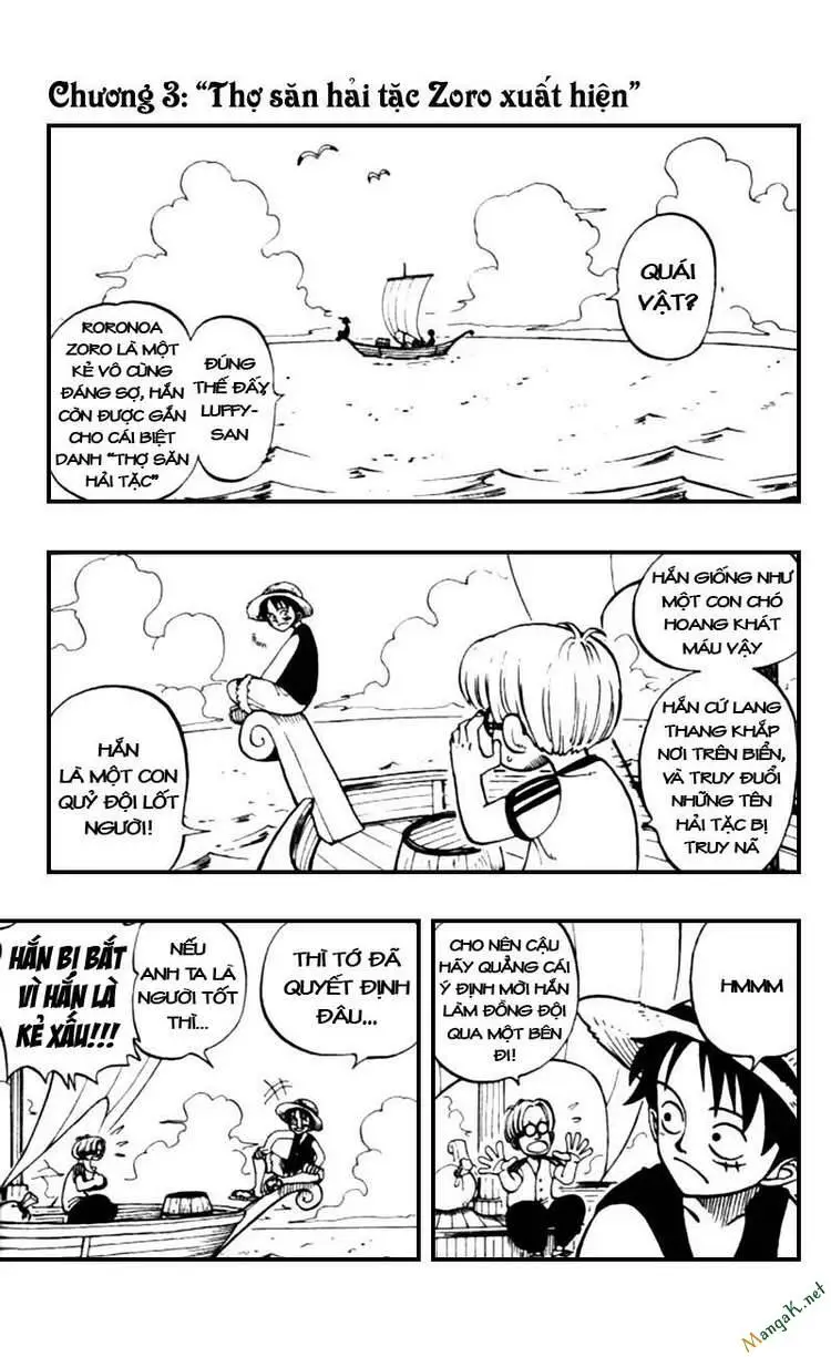 One Piece Nettruyen ZZZ Chương 3 Page 1