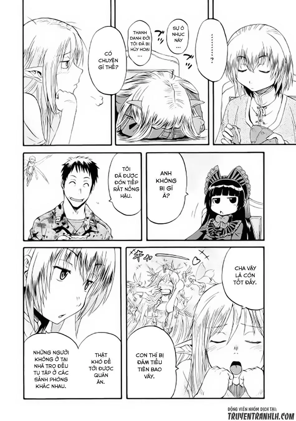 Gate - Jietai Kare No Chi Nite, Kaku Tatakeri Nettruyen ZZZ Chương 61.5 Page 9