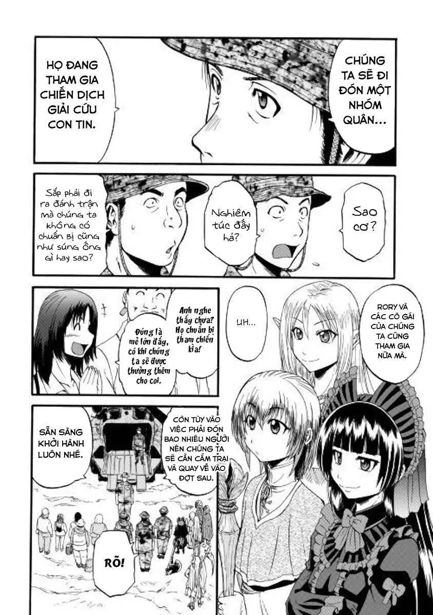 Gate - Jietai Kare No Chi Nite, Kaku Tatakeri Nettruyen ZZZ Chương 98 Page 13