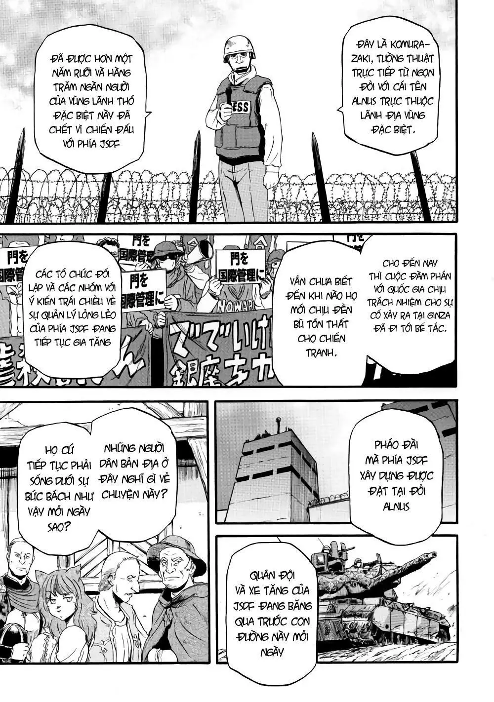 Gate - Jietai Kare No Chi Nite, Kaku Tatakeri Nettruyen ZZZ Chương 71 Page 7