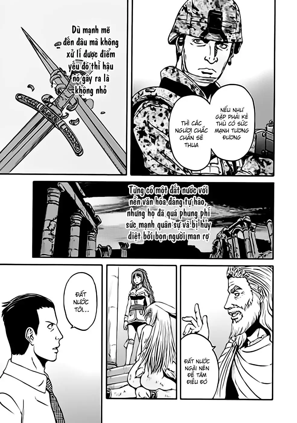 Gate - Jietai Kare No Chi Nite, Kaku Tatakeri Nettruyen ZZZ Chương 35 Page 17