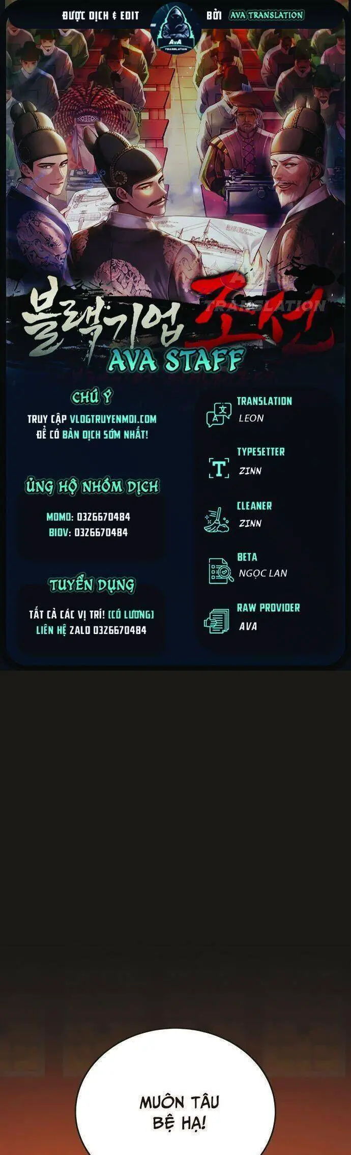Vương Triều Đen Tối: Joseon Nettruyen ZZZ Chương 8 Page 1