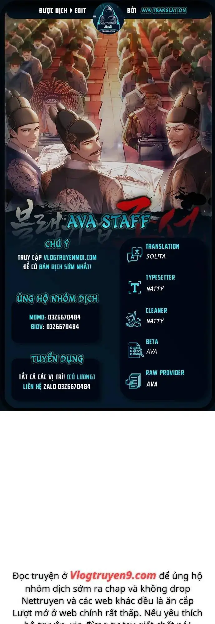Vương Triều Đen Tối: Joseon Nettruyen ZZZ Chương 20 Page 1