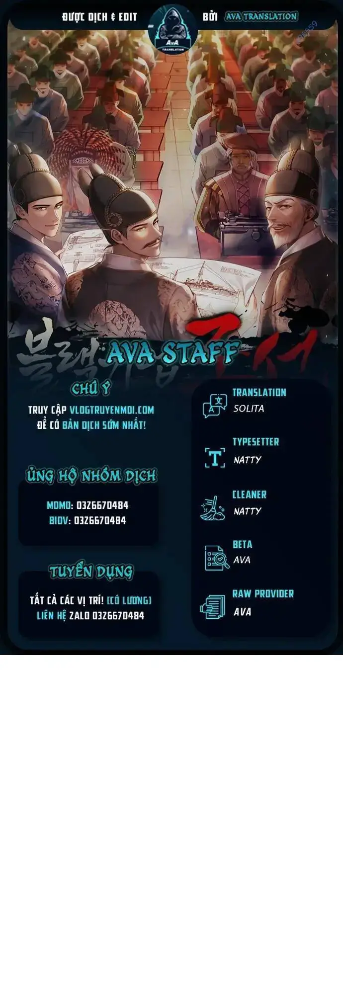 Vương Triều Đen Tối: Joseon Nettruyen ZZZ Chương 18 Page 1
