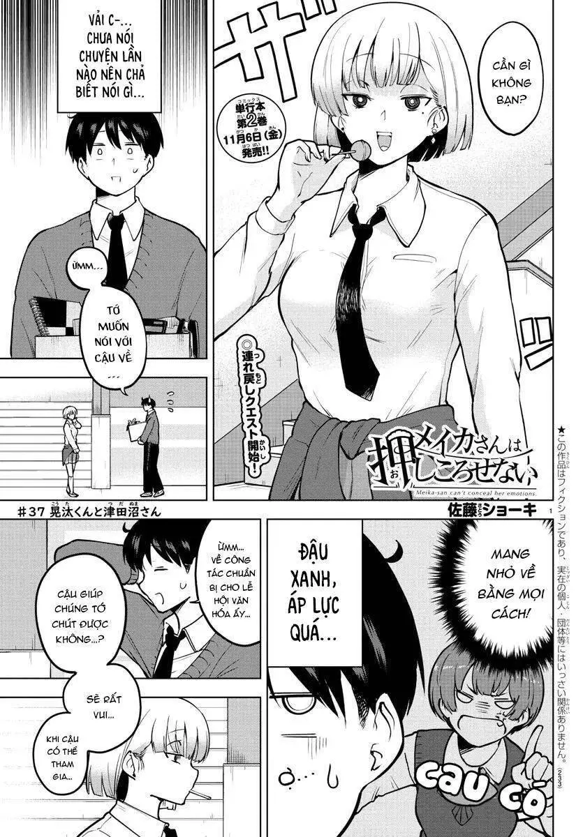 Meika-San Can&#39;t Conceal Her Emotions Nettruyen ZZZ Chương 37 Page 2