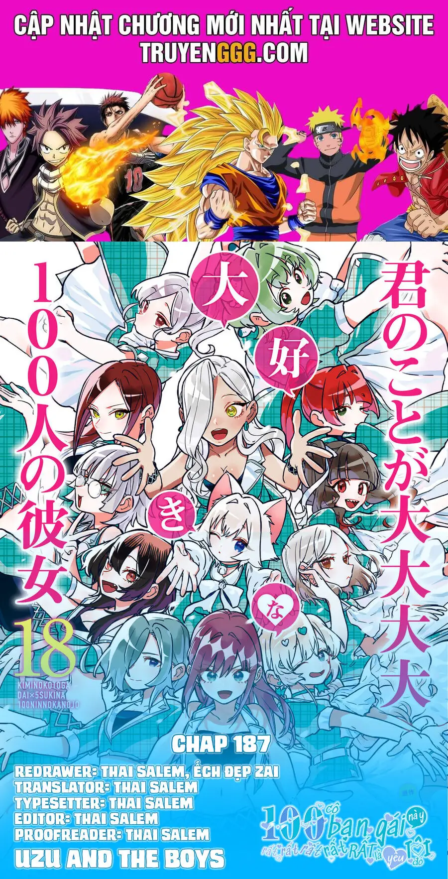Kimi No Koto Ga Dai Dai Dai Dai Daisuki Na 100-Ri No Kanojo Nettruyen ZZZ Chương 187 Page 1