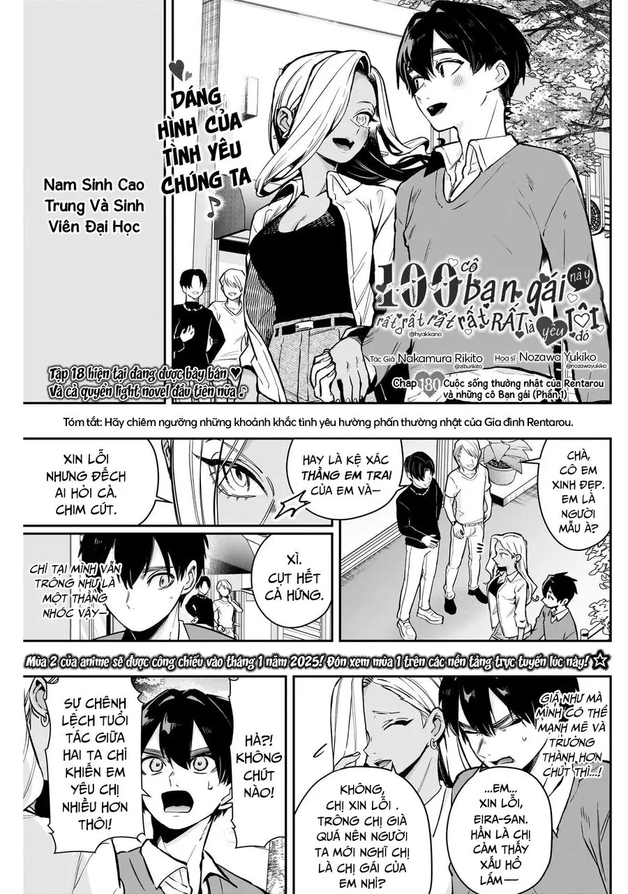 Kimi No Koto Ga Dai Dai Dai Dai Daisuki Na 100-Ri No Kanojo Nettruyen ZZZ Chương 180 Page 2