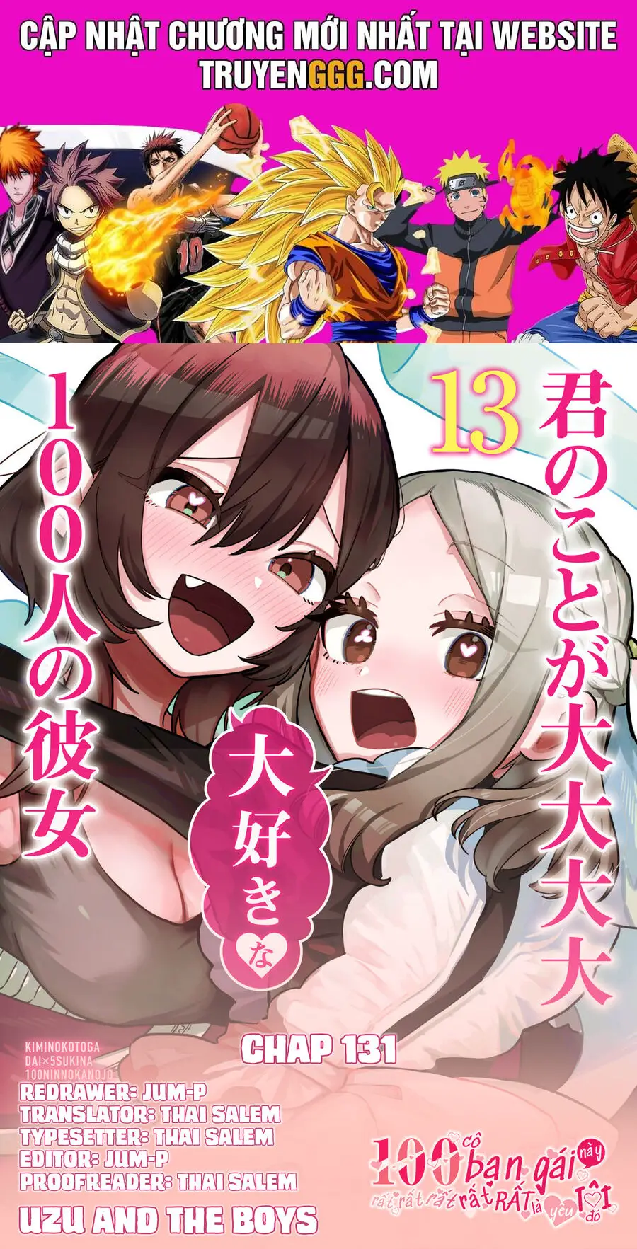 Kimi No Koto Ga Dai Dai Dai Dai Daisuki Na 100-Ri No Kanojo Nettruyen ZZZ Chương 131 Page 1