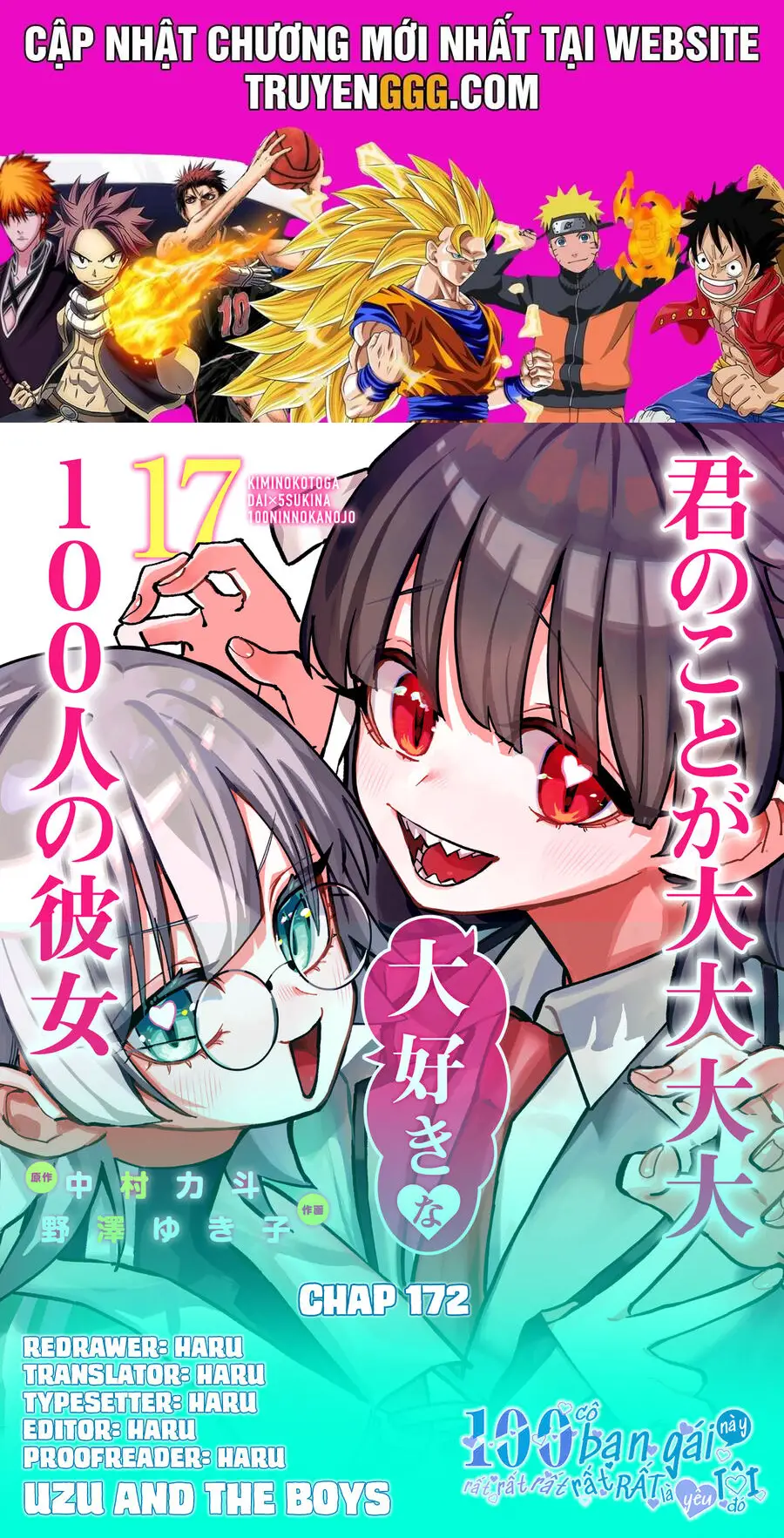 Kimi No Koto Ga Dai Dai Dai Dai Daisuki Na 100-Ri No Kanojo Nettruyen ZZZ Chương 172 Page 1