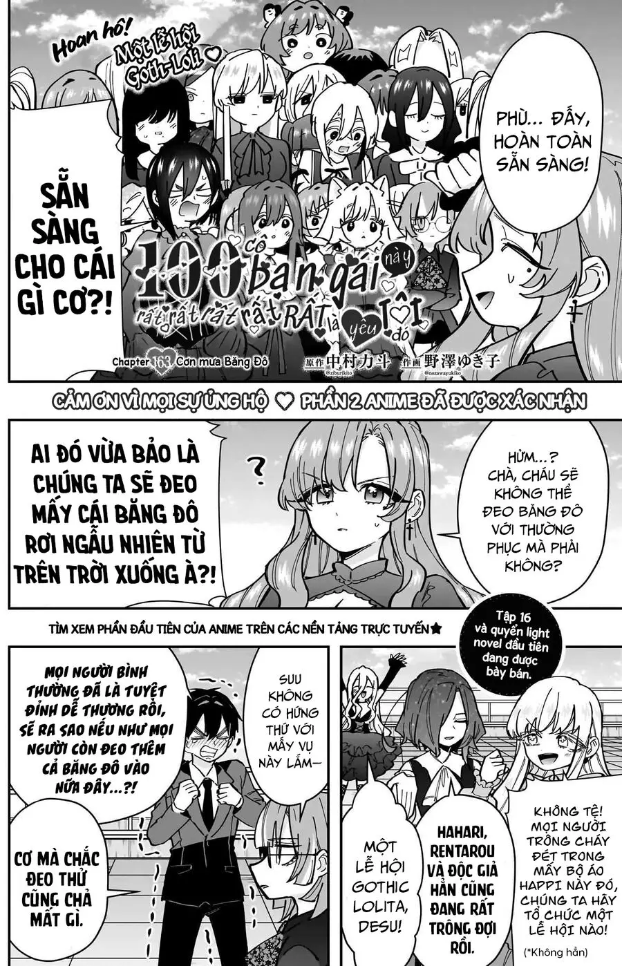 Kimi No Koto Ga Dai Dai Dai Dai Daisuki Na 100-Ri No Kanojo Nettruyen ZZZ Chương 163 Page 3
