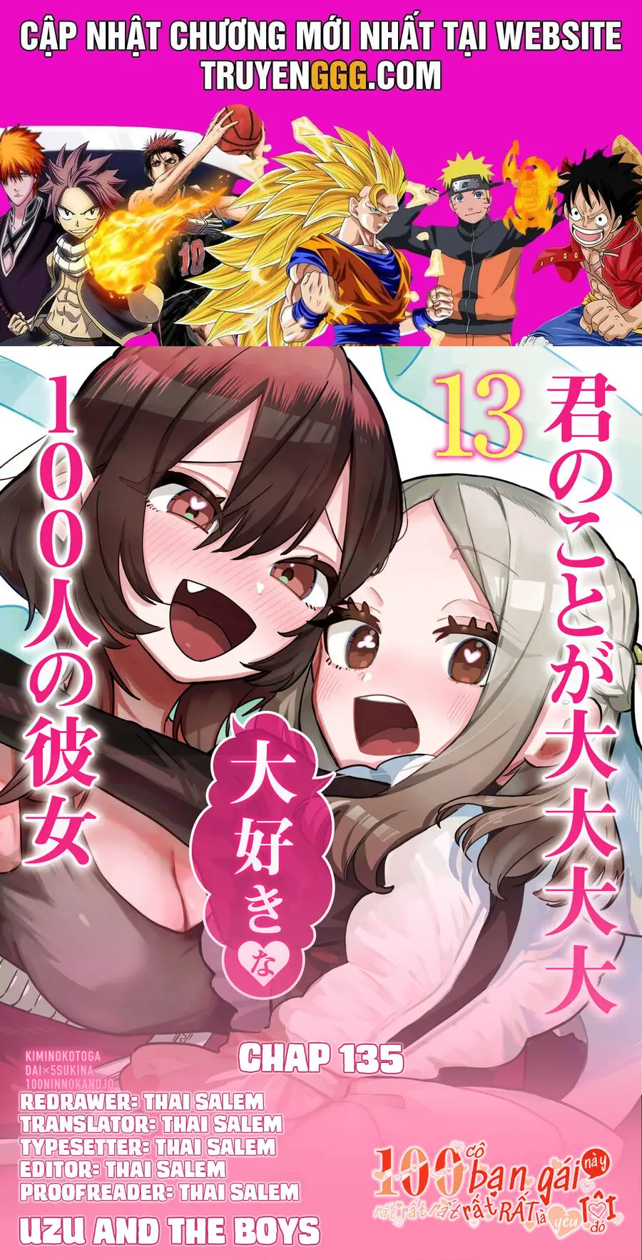 Kimi No Koto Ga Dai Dai Dai Dai Daisuki Na 100-Ri No Kanojo Nettruyen ZZZ Chương 135 Page 1