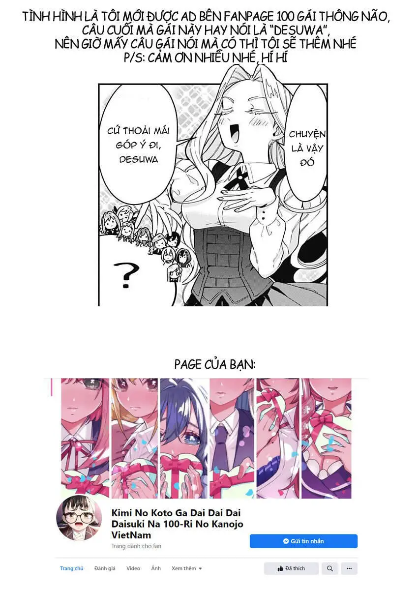 Kimi No Koto Ga Dai Dai Dai Dai Daisuki Na 100-Ri No Kanojo Nettruyen ZZZ Chương 42 Page 22